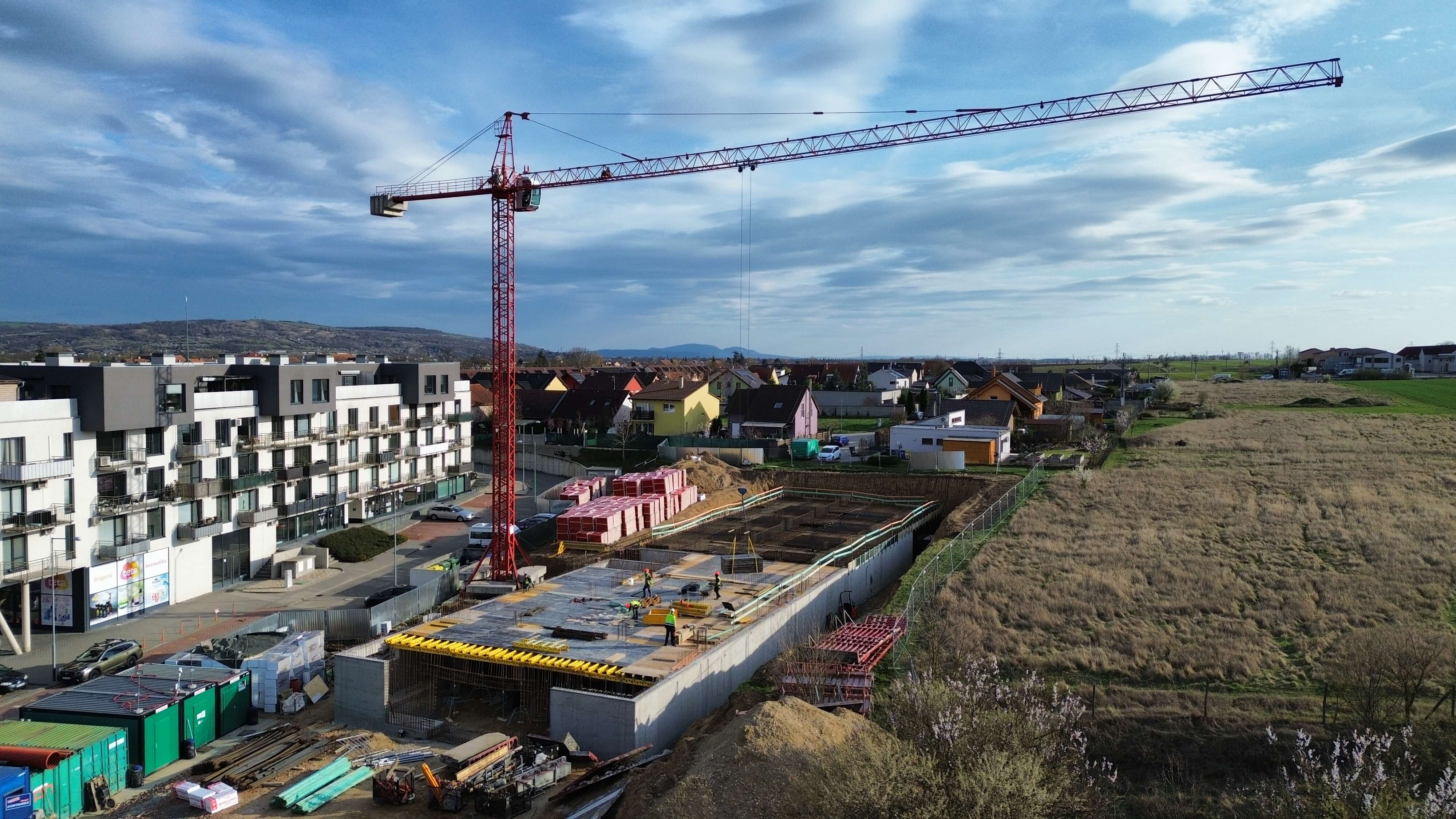Monolitické práce – Rajhrad, etapa 3